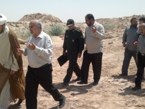 بازدید امامجمعه کوت عبدالله از مجتمع شیلات آرادگان