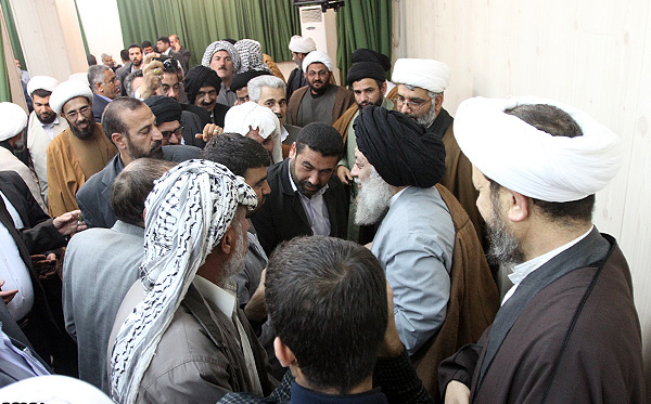 ديدار مردم شهرستان كارون با آیت الله موسوی جزایری