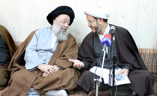 امام جمعه کوت عبدالله در ديدار مردم شهرستان كارون با آیت الله موسوی جزایری