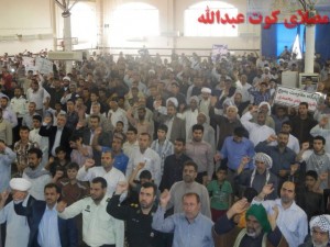محکومیت جنایات آل‌سعود توسط نمازگزاران کارون