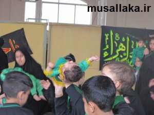 مراسم شیرخوارگان حسینی در شهرستان کارون