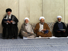 مراسم یادبود جانباختگان فاجعه منا در حسینه امام خمینی